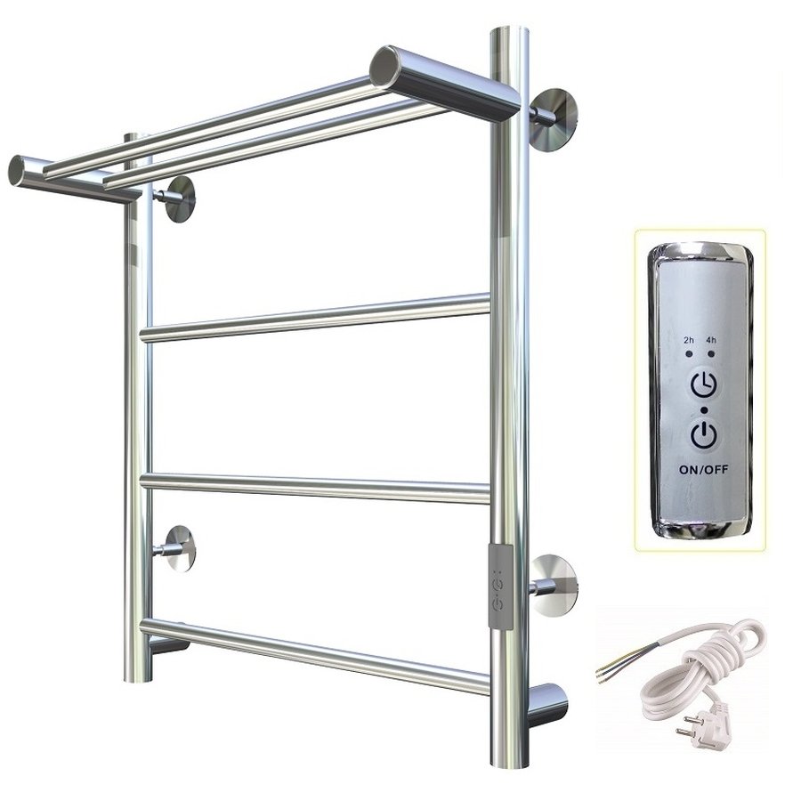 Полотенцесушитель электрический Тругор Аспект Пэк сп серия 1 60х50 хром, с полкой