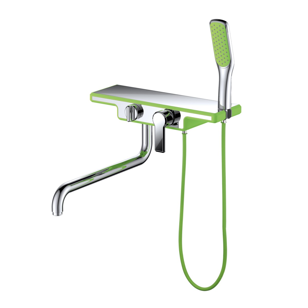Смеситель для ванны D&K Berlin DA1453312, зеленый