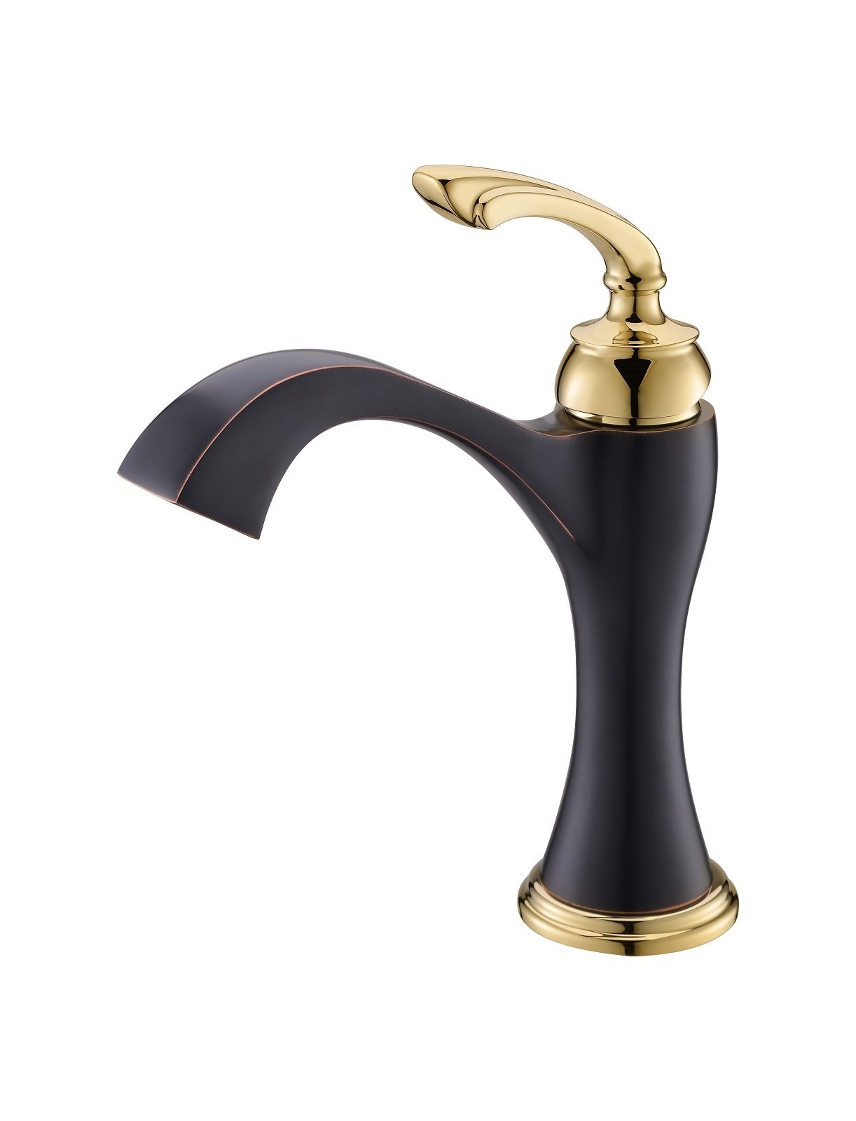 Смеситель для раковины Timo Unari 7501/04F черный антик матовый