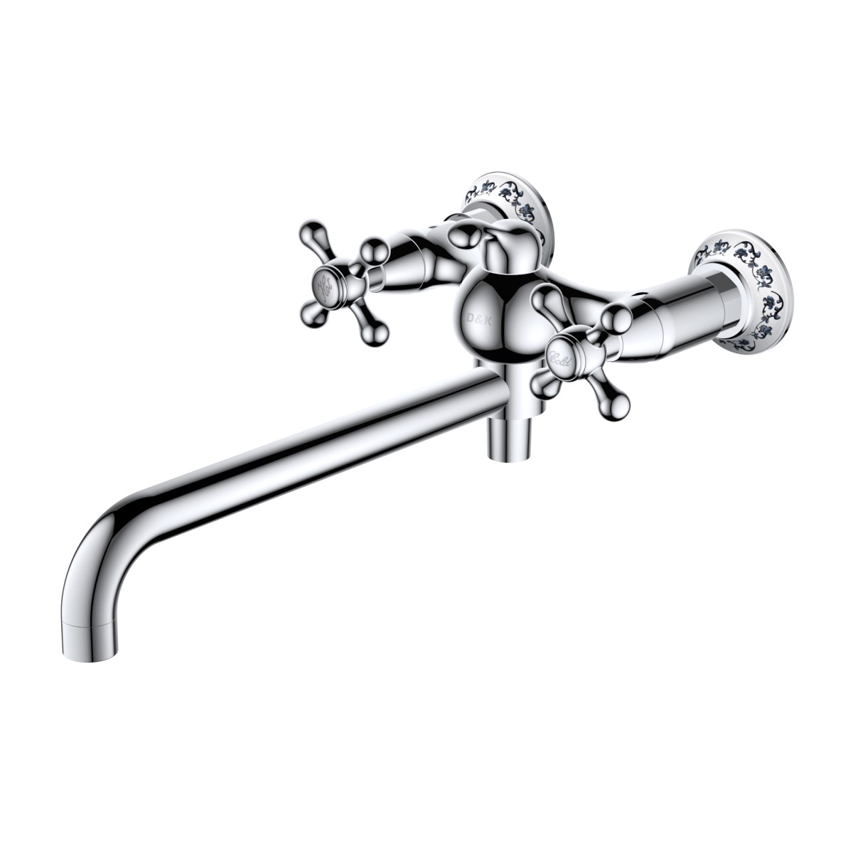 Смеситель для ванны D&K Hessen DA1423341, хром