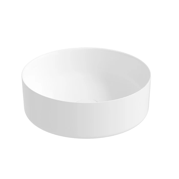 Раковина накладная 35.5см IDDIS Ray RAYWM03i27 белый матовый