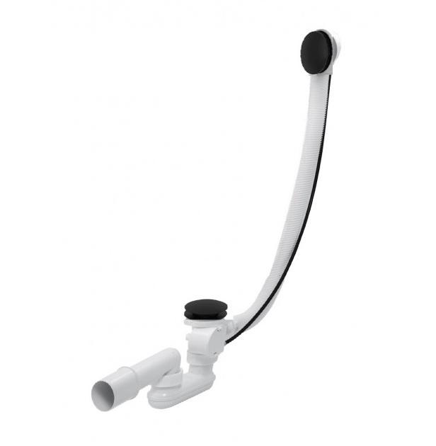 Слив-перелив (полуавтомат, 80 см.) Vega V55К Гл000025298, черный