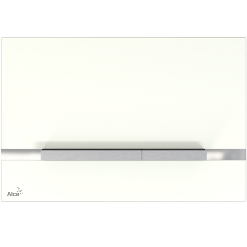 Кнопка смыва AlcaPlast Flat STRIPE-GL1200 белый