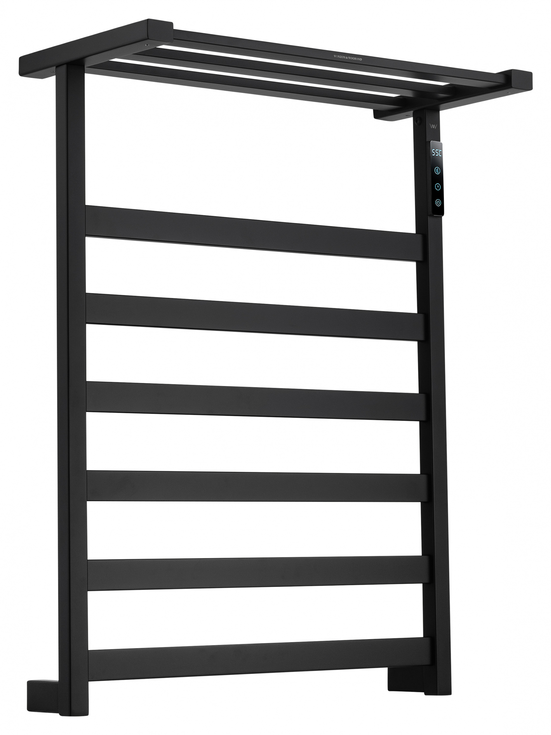 Полотенцесушитель электрический WONZON & WOGHAND FRANKFURT, Черный матовый (WW-A1026-MB)