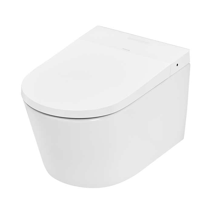 Комплект унитаза-биде с инсталляцией TECE Spring L S955797 с сиденьем микролифт с клавишей смыва белый матовый