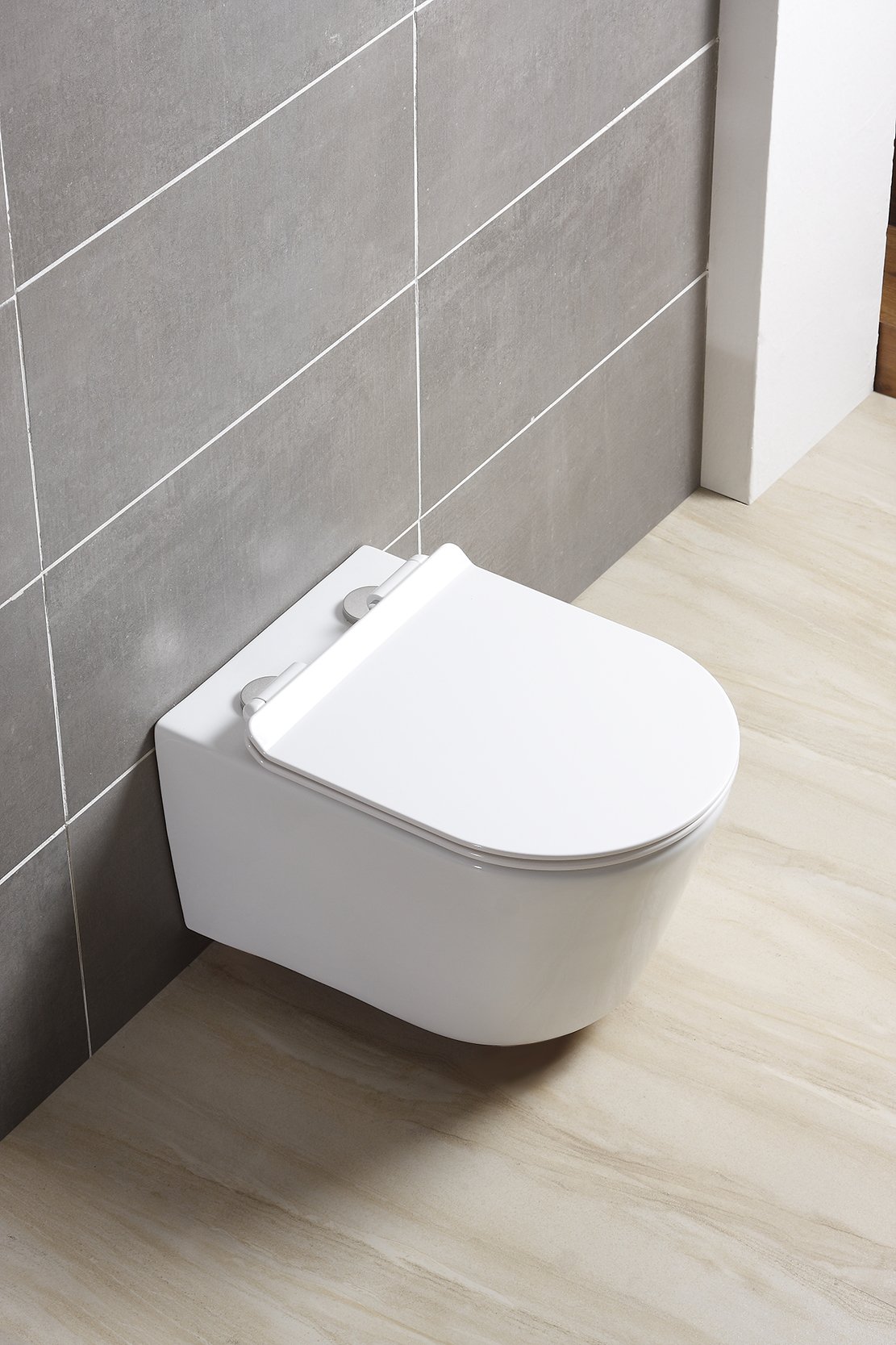 Set AQUATEK ОБЕРОН (рама INS-0000010  Easy Fix 50+звукоизоляционная прокладка+унитаз ОБЕРОН AQ1363W-00+тонкое сиденье с механизмом плавного закрывания