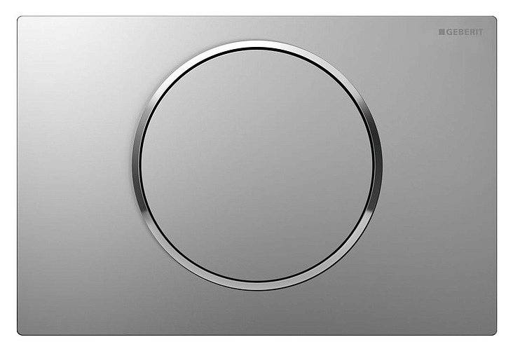 Кнопка смыва Geberit Sigma 10 115.758.KN.5 хром глянцевый/хром матовый