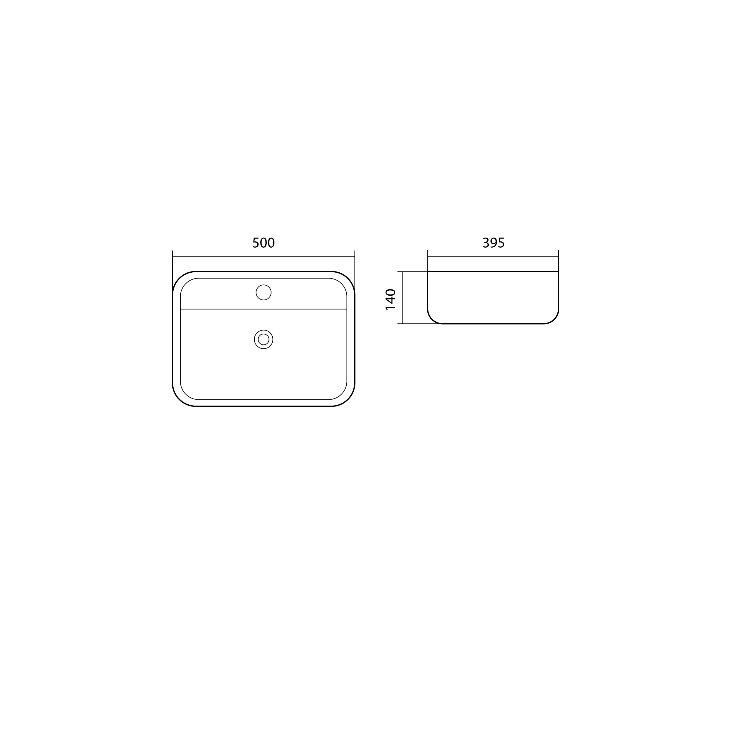 Раковина накладная 50см Aquatek Вега AQ5506-MG серый матовый