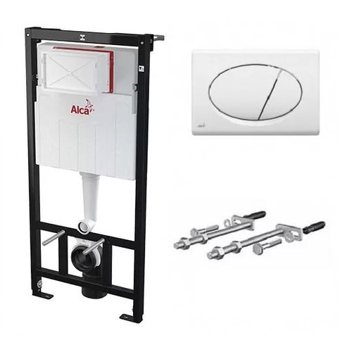 Готовое решение для подвесных унитазов AlcaPlast Sadromodul SET 3 v 1 A101+M070