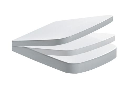 Крышка-сиденье Globo Relais RE020.BI белая, с микролифтом, петли хром