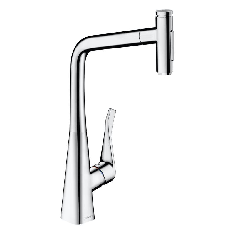Смеситель для кухни Hansgrohe Metris Select M71 73816000 хром