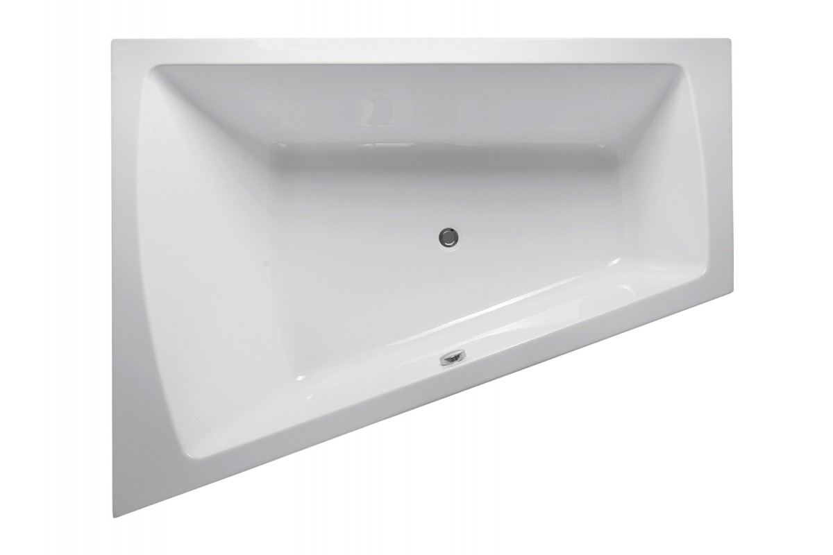 Ванна акриловая левосторонняя Vayer Trinity Гл000008156, 160x120