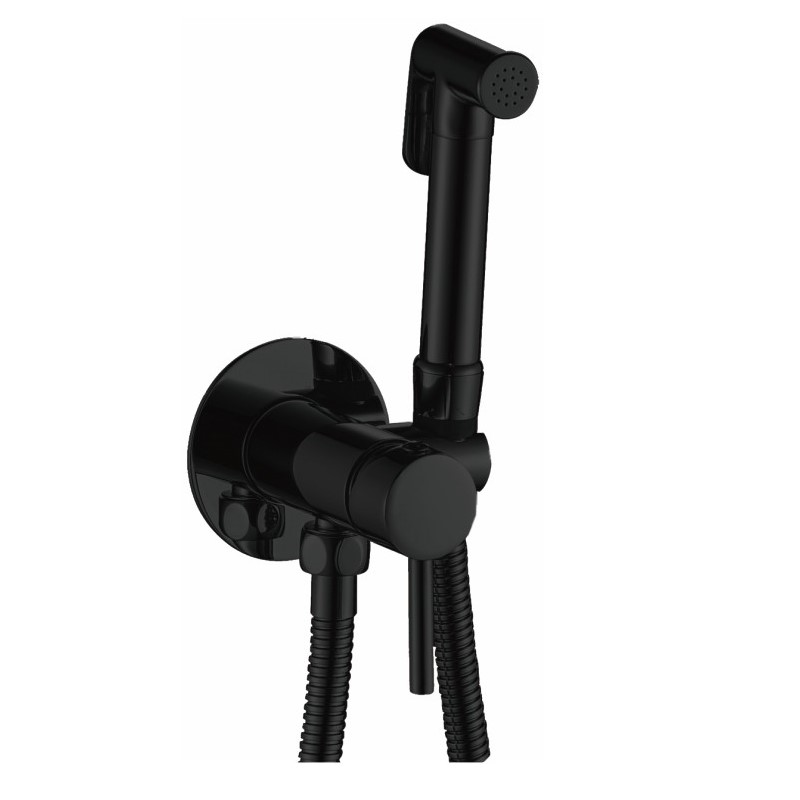 Гигиенический душ со смесителем Haiba HB5511-7 черный матовый