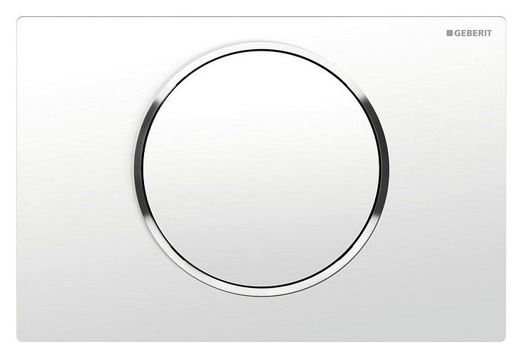 Кнопка смыва Geberit Sigma 10 115.758.KJ.5 белый/хром глянцевый