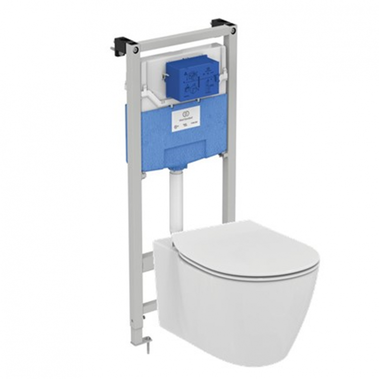 Промо-комплект 3 в 1 Ideal Standard с подвесным унитазом CONNECT AquaBlade®  E047901 и инсталляцией PROSYS