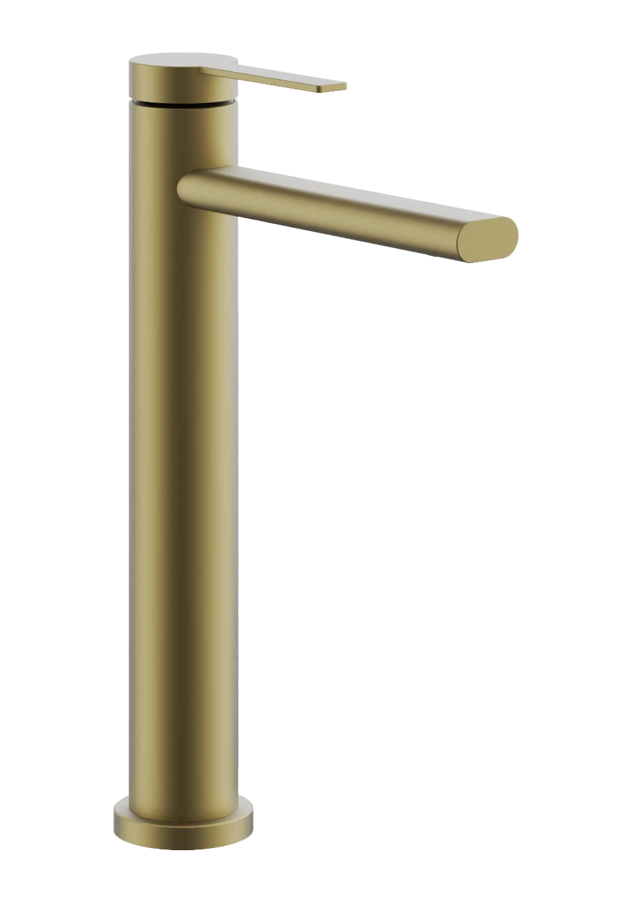 Смеситель для раковины BELZ B11813-5, золото матовое