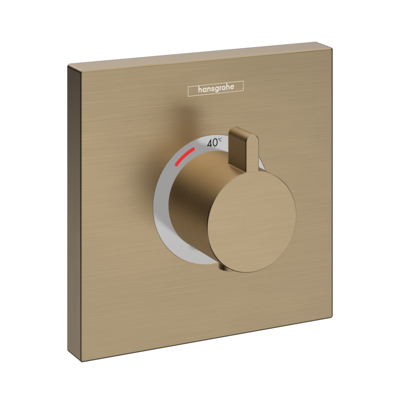Термостат для душа Hansgrohe ShowerSelect 15760140 бронза шлифованная