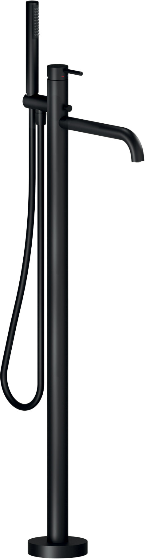 Смеситель для ванны с душем Nobili Live WE00180/TBM черный матовый