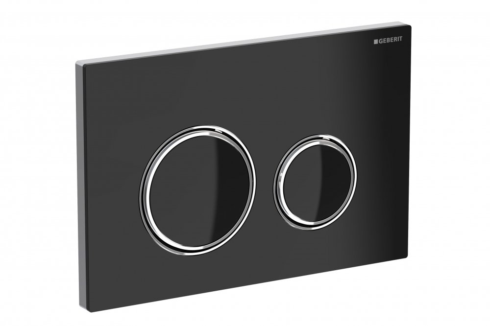 Кнопка смыва Geberit Sigma 21 115.884.SJ.1 хром глянцевый/черный