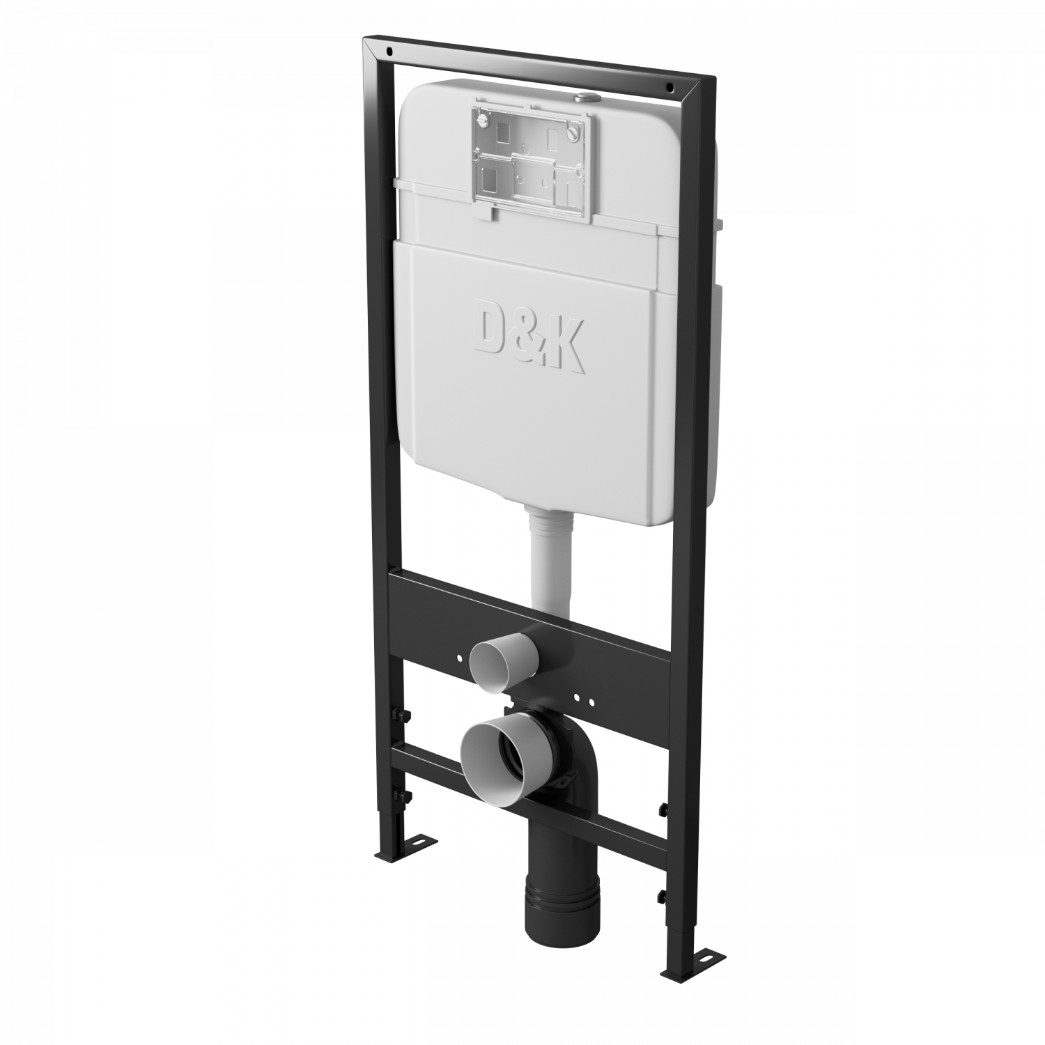 Комплект (инсталляция + унитаз + клавиша смыва) D&K Berlin DS1431603 белый