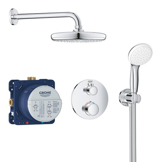 Встраиваемая душевая система Grohe Grohtherm 34727000 хром