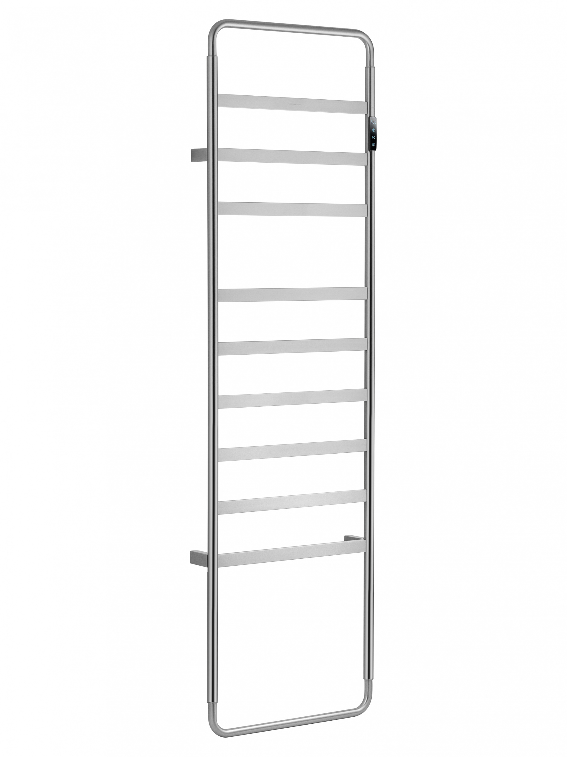 Полотенцесушитель электрический WONZON & WOGHAND DÜSSELDORF, Брашированный никель (WW-A204-BR)