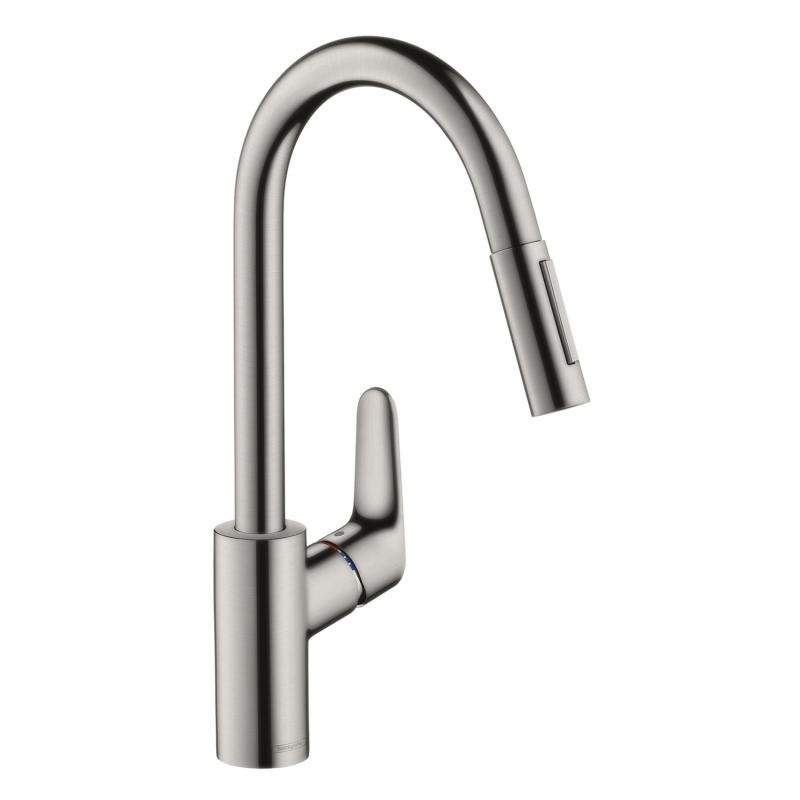 Смеситель для кухни Hansgrohe Focus M41 73880800 нержавеющая сталь