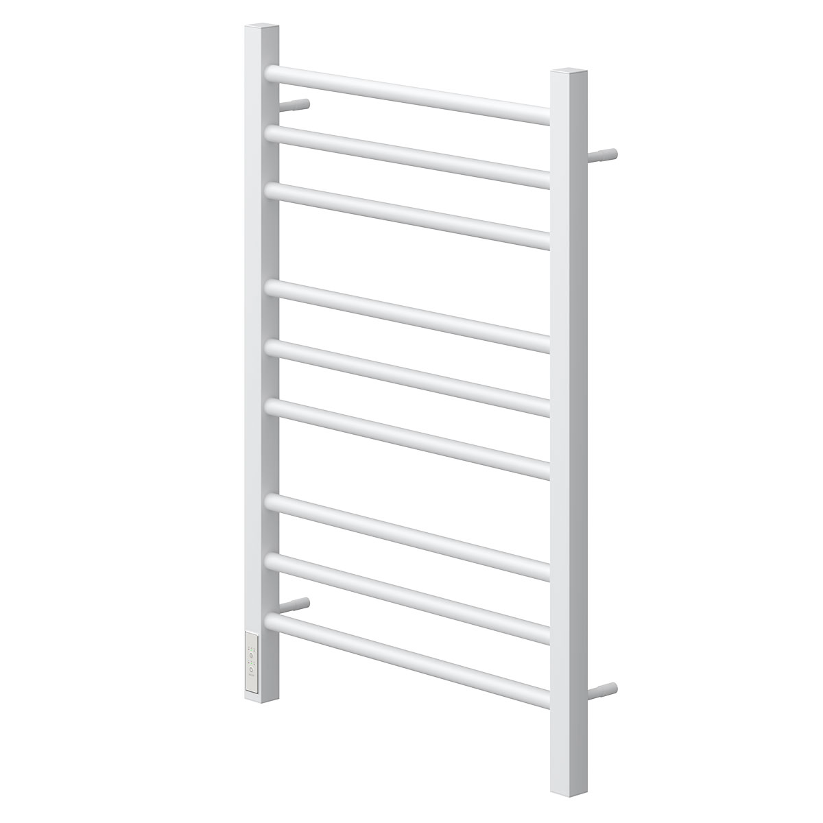 Полотенцесушитель электрический Point PN70758W П9 500x800, диммер слева, белый