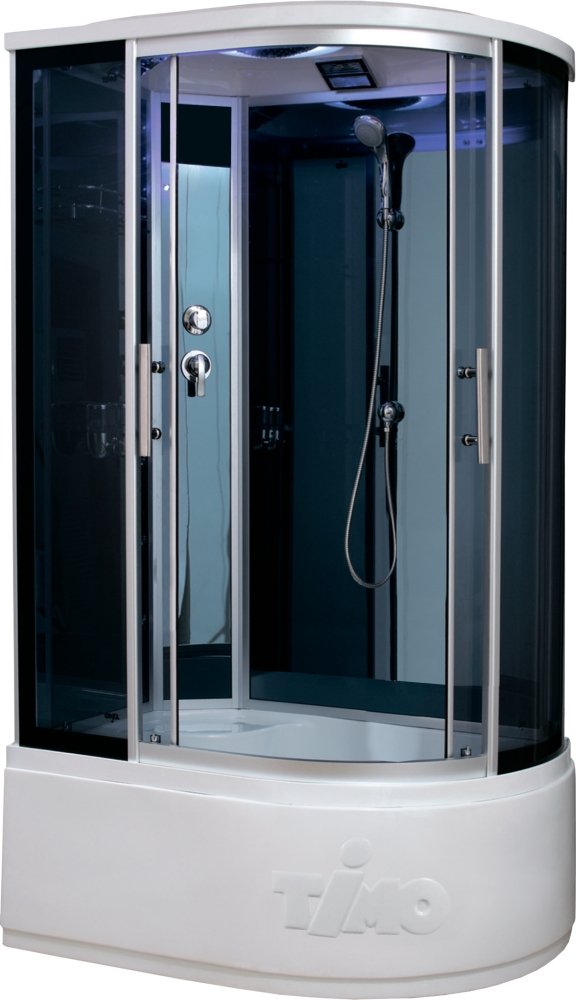 Душевая кабина Timo Standart T-1110 P L 110x85x220 профиль хром матовый, стекло прозрачное