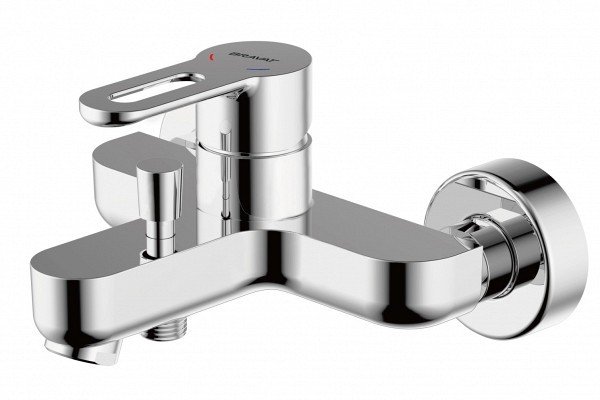 Смеситель для ванны с душем Bravat Stream-D F637163C-B хром