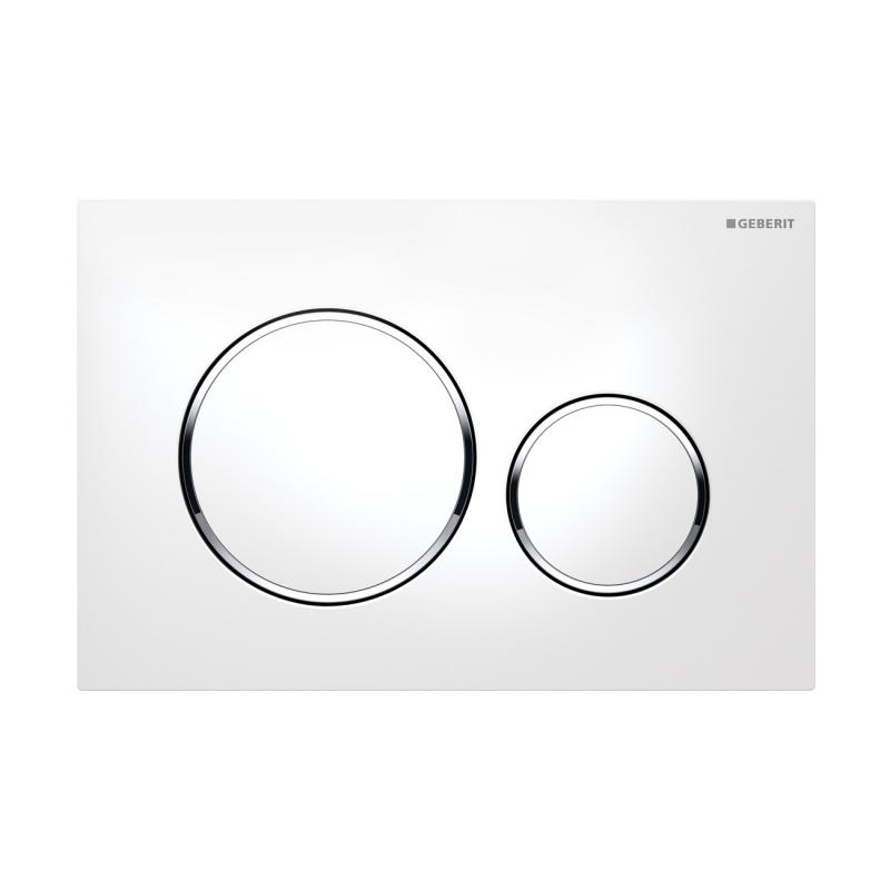 Кнопка смыва Geberit Sigma 20 115.882.KJ.1 белый/хром глянцевый