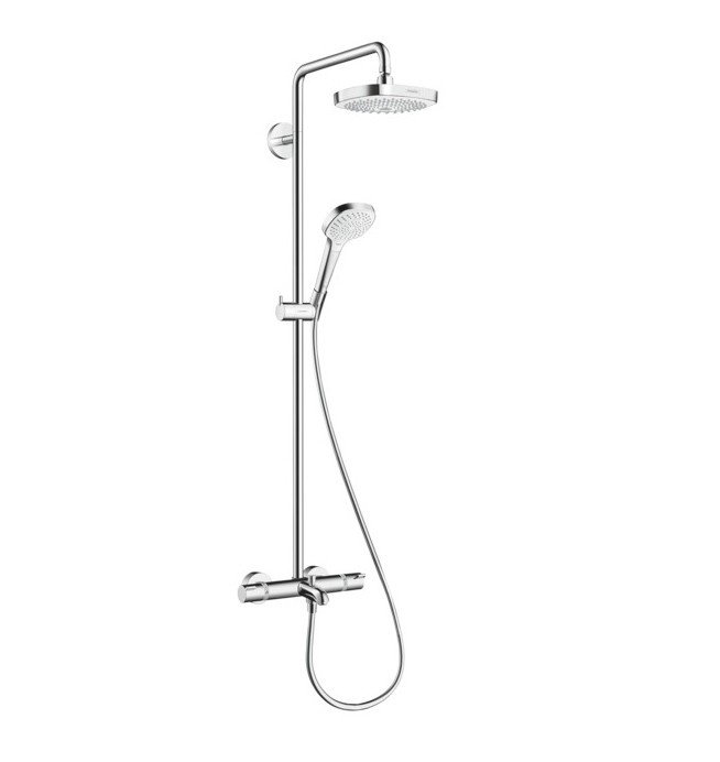 Душевая стойка Hansgrohe Croma Select S 27352400 хром/белый