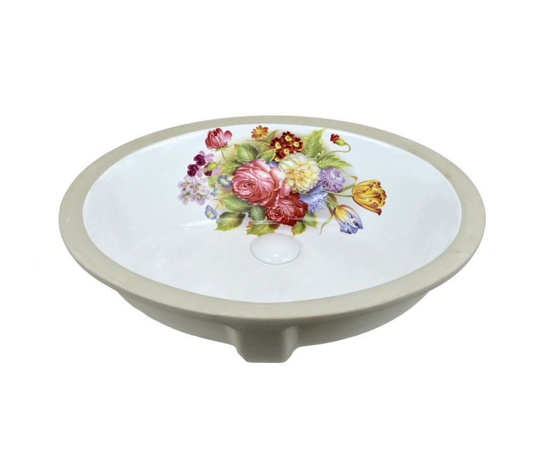 Раковина Bronze de Luxe Alsace 1707, белый