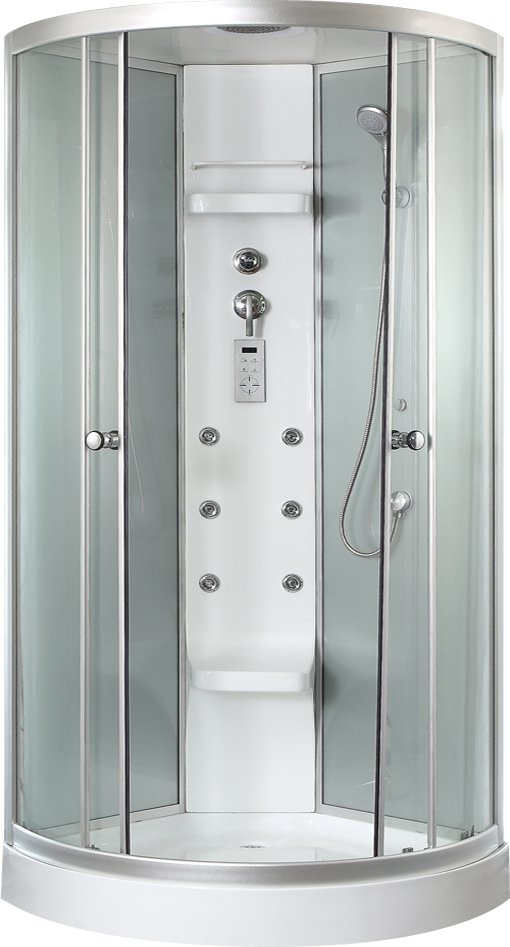 Душевая кабина Timo Lux TL-1503 102x102x230 профиль хром глянцевый, стекло прозрачное