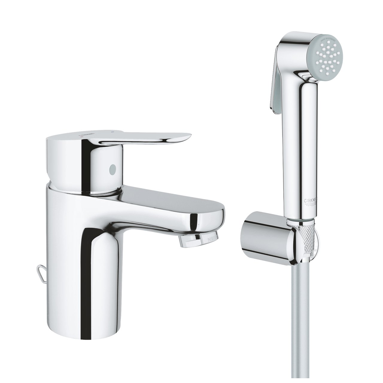 Смеситель для раковины Grohe Bauedge 23757000 хром