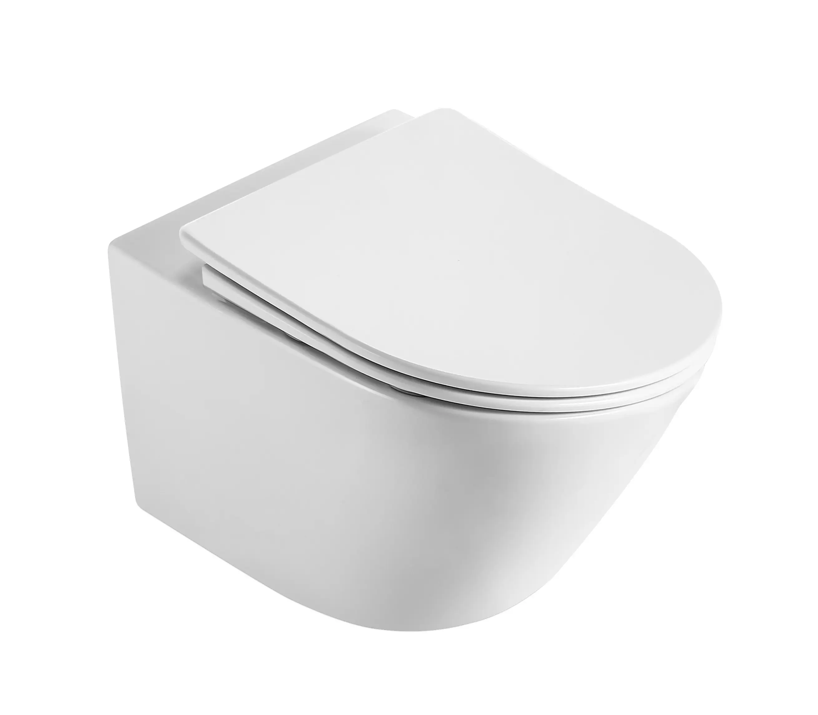 Унитаз подвесной D&K Rhein.Bach DT1476516 белый, с сиденьем микролифт