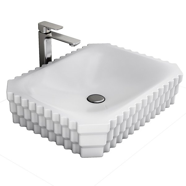 Раковина Bien Shine 61 SHLG06101FD0W3000 Белая