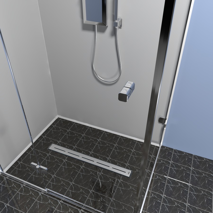 Душевой лоток TIMO Drain Protect DP20800-SG20800, сатин