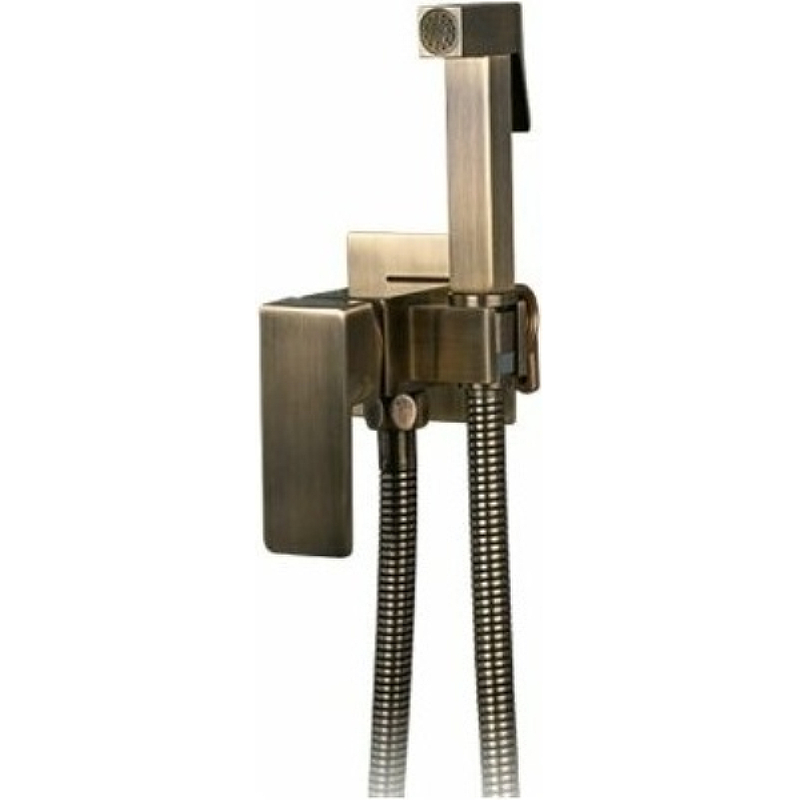 Гигиенический душ со смесителем Haiba HB5512-4 бронза матовая