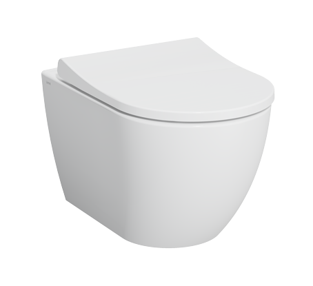 Унитаз подвесной безободковый Vitra Mia Round SmoothFlush 7510B003-0075 без сиденья