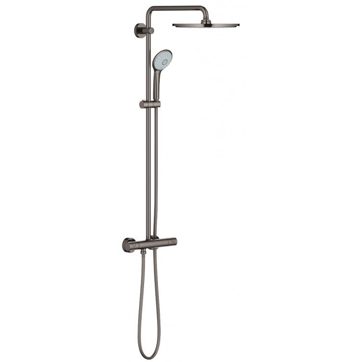 Душевая стойка Grohe Euphoria System 26075A00 темный графит