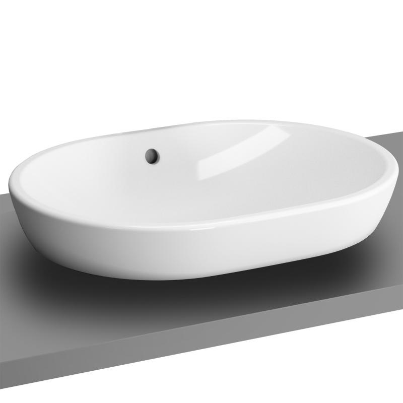 Раковина накладная 60см Vitra Metropole 5942B003-0012 белый