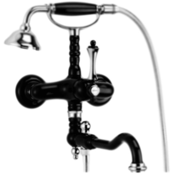 Смеситель для ванны Cezares Margot MARGOT-VDFM2-NLC Черный/хром