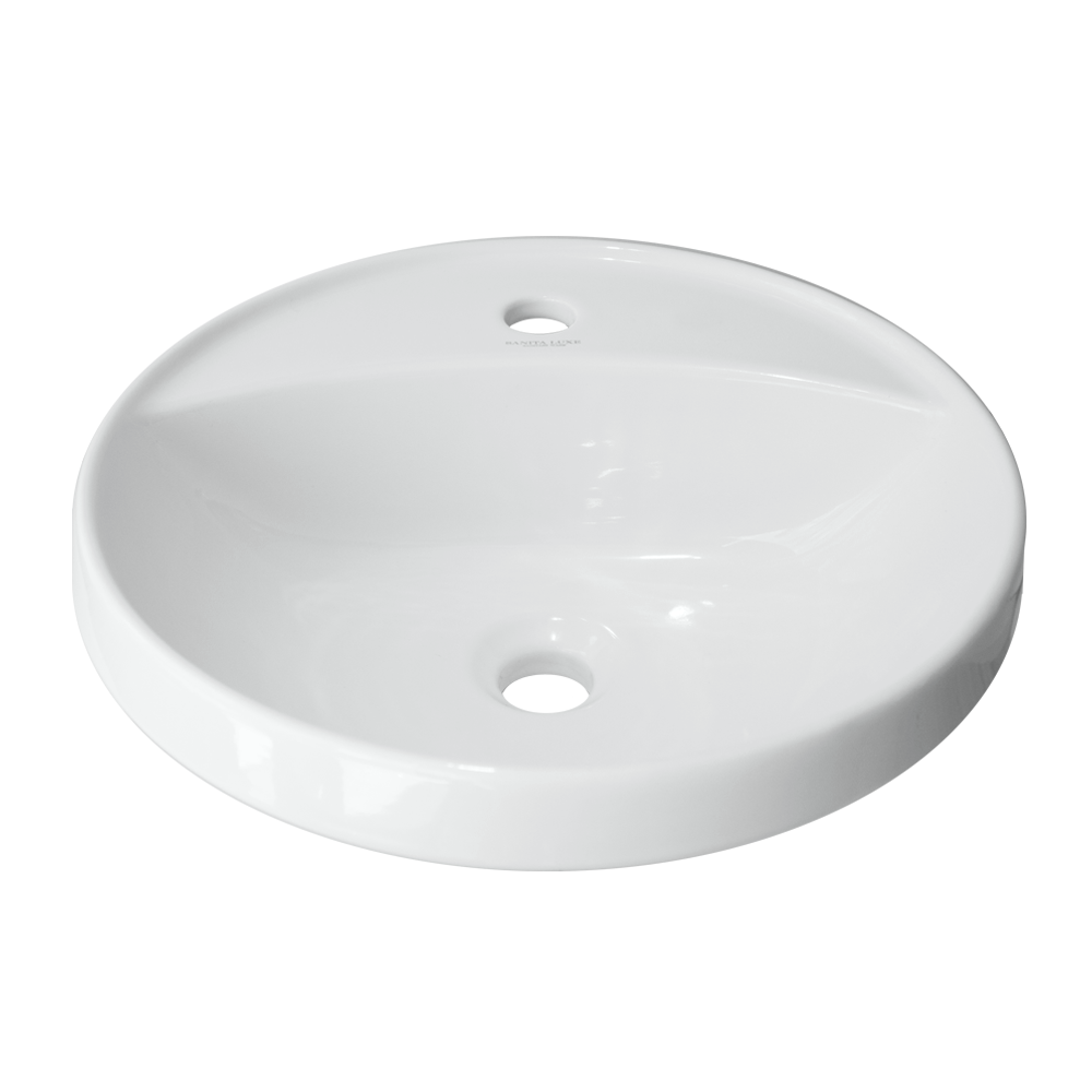 Раковина накладная 43см Sanita Luxe Art ART43SLWB01I белый