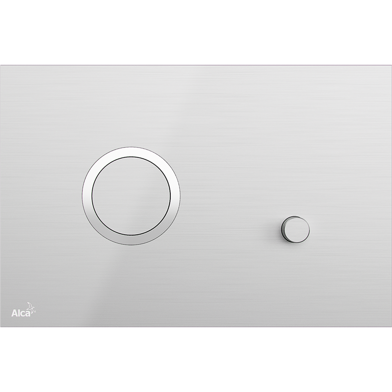 Кнопка смыва AlcaPlast Flat STING-INOX алюминий матовый