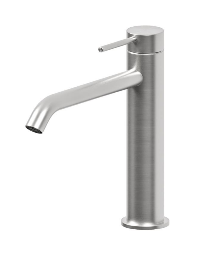 Смеситель для раковины Bossini Nobu INZ203.075 матовая нерж. сталь