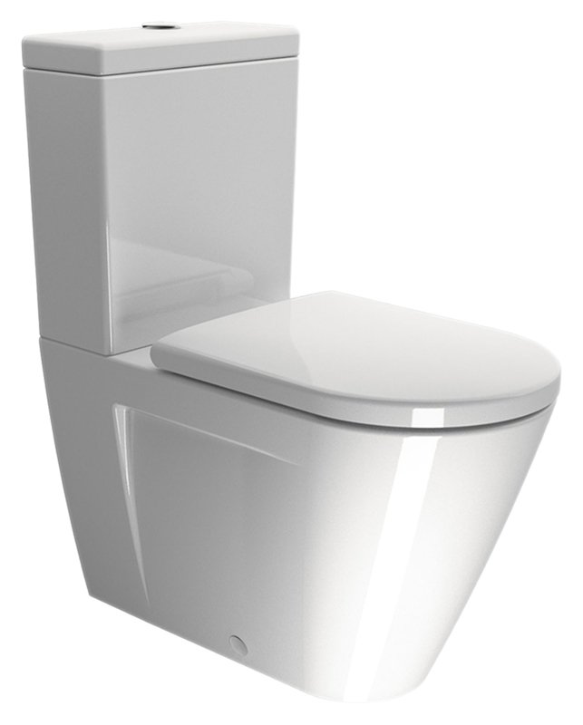 Унитаз напольный GSI Norm 861711 без бачка и сиденья, белый