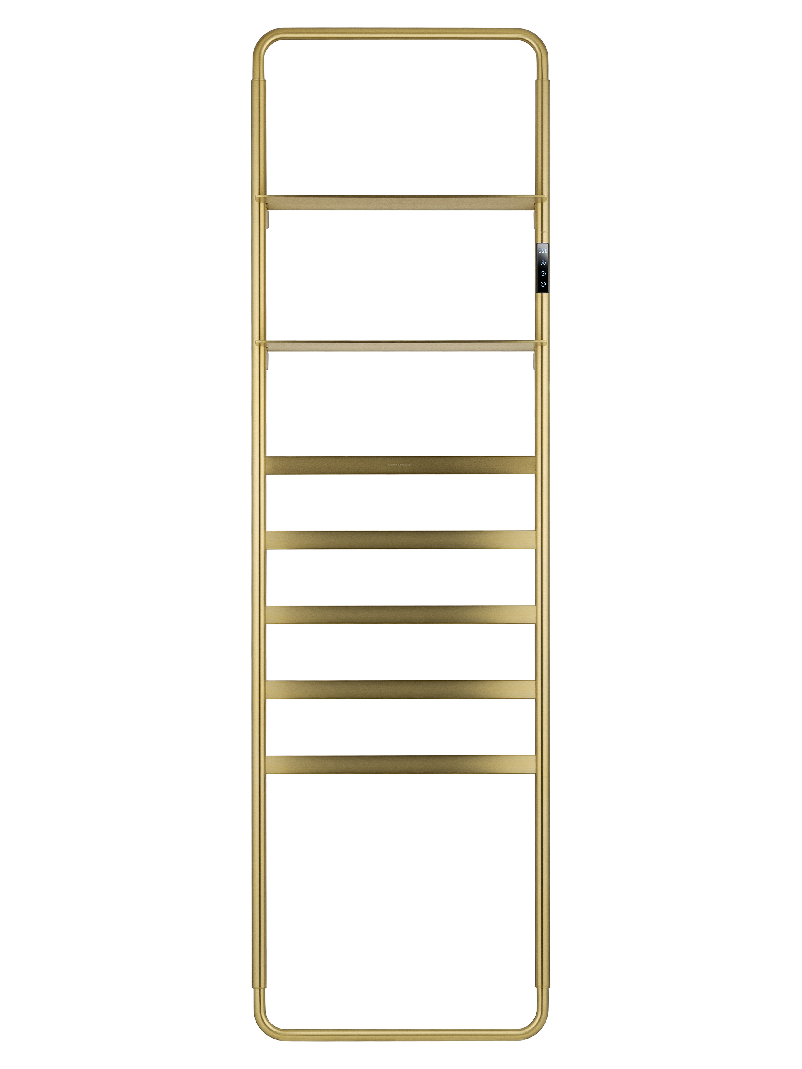 Полотенцесушитель электрический WONZON & WOGHAND DÜSSELDORF, Брашированное золото (WW-A205-BG)