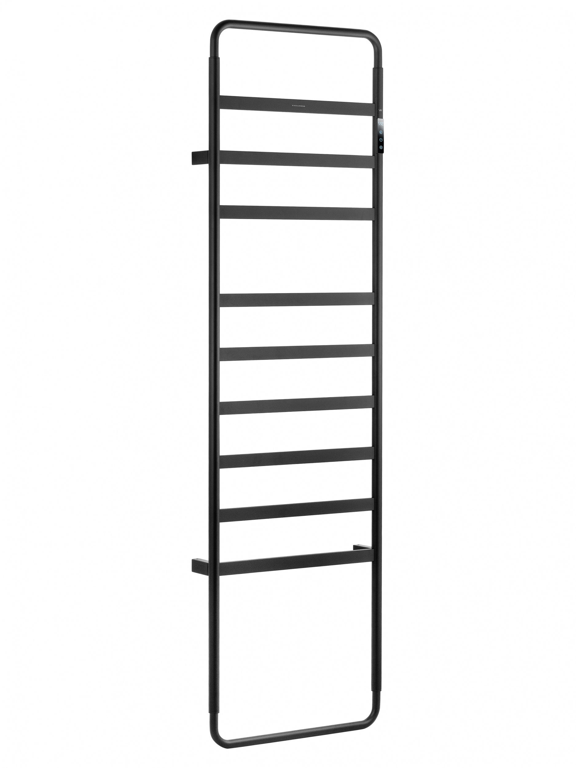 Полотенцесушитель электрический WONZON & WOGHAND DÜSSELDORF, Черный матовый (WW-A204-MB)