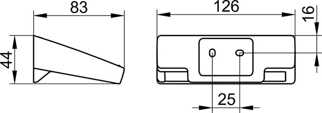 Держатель туалетной бумаги Keuco Aveno 14662010000 хром